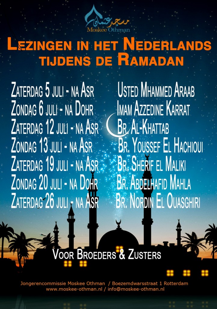 NLse lezingen Ramadan 2014